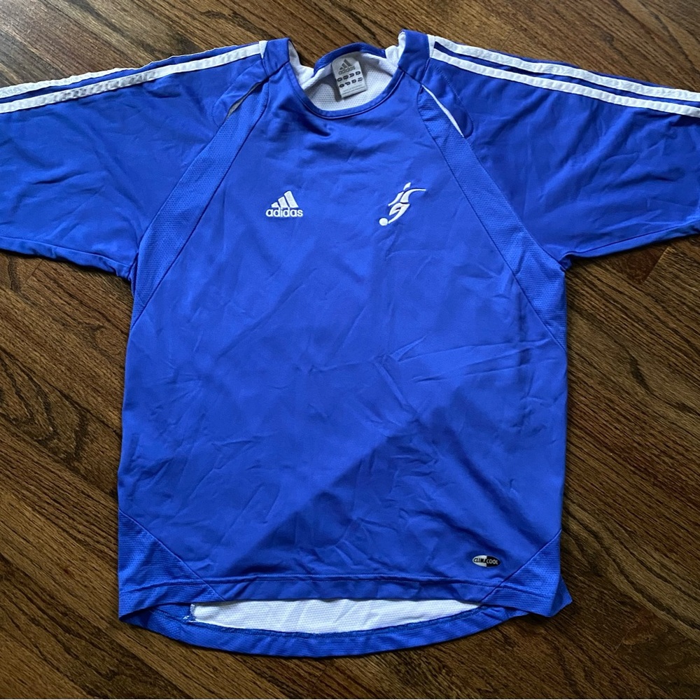 Adidas David Beckham ClimaCool Training Top Size Small Royal Blue